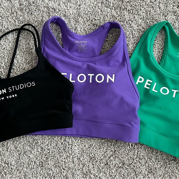 Peloton Apparel - BUNDLE of 3 - M size sports bras - Picture 1 of 9